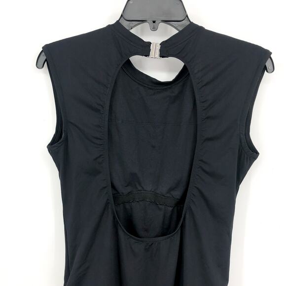 SEAFOLLY COLLECTIVE Women's One Piece Swimsuit US 14 Black Cap Sleeve NWT - Picture 8 of 16